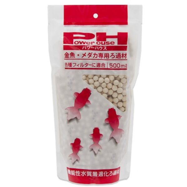 日本POWER HOUSE 生物粒子 500ml (金魚及稻田魚用)