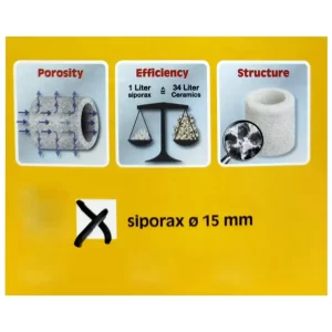 SERA Siporax 海、淡水玻璃生物環（15mm）