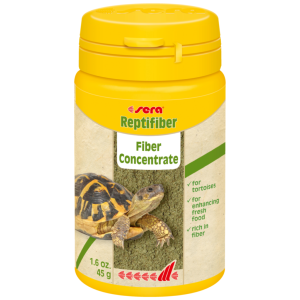 德國 SERA Reptifiber 陸龜用高鈣, 高纖維濃縮粉 45g